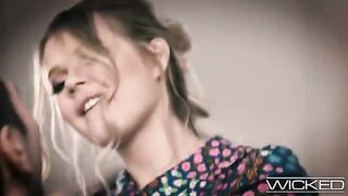 A young and cute blonde babe from the South gets a big dick