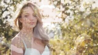 A stunning moment with nature for the glamorous and beautiful babe