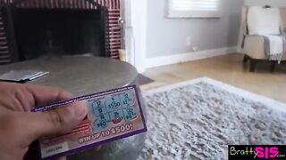 She is required to suck her stepbrother's cock as punishment