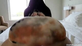 Latina IG model gets fucked by Papi in her hotel room