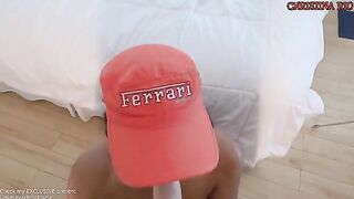 The racing girl is expert in deep anal sex