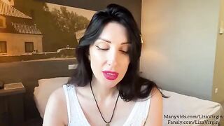 MILF stepmom makes a deepthroat blowjob in this hot video