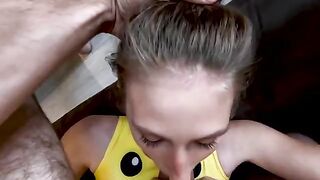 Girl has sex with her boyfriend and she is moaning with pleasure in a sensual homemade video