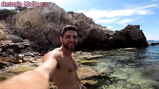 Skinny teen gets fucked on the nude beach and shows her holes