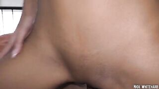 A black guy fucked skinny Asian teen Lia Lin with a perfect body