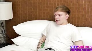 She gets fucked by stepbrother for not getting involved in his business