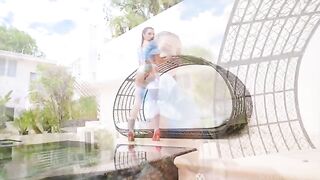 Brunette hottie Hime Marie in intense anal DP action