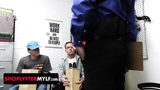 The girl helped her stepsons when they got into trouble with the police