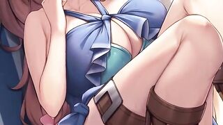 Raphtalia relieves your cock with her deepthroat and anal skills in this hentai JOI video