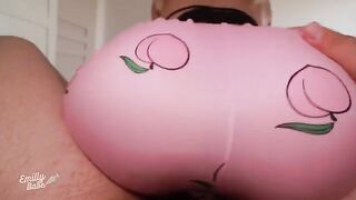 My step-sister’s pussy helped her to get rid of all the problems