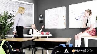 The teacher demands sex from her naughty student Lily Larimar