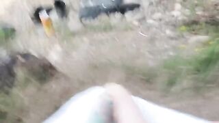 Babe has sex with a stranger on a nude beach