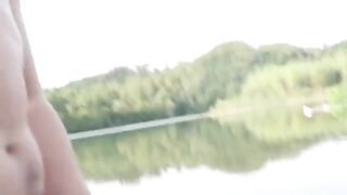 Babe has sex with a stranger on a nude beach