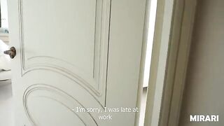 The cute college girl masturbated her pussy and wanted to be fucked hard