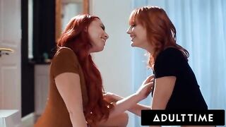 Kenna James seduces her friend Aidra Fox in a steamy scene