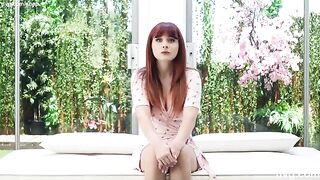 Redhead with an amazing body perfectly suited for modeling