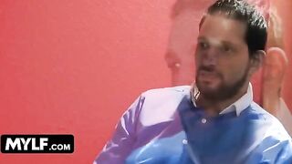 Big tits MILF Aubrey Black fucked by BBC in front of her husband