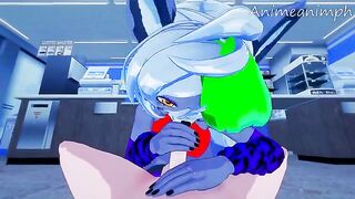 Roxanne Wolf fucked by a giant robot in an uncensored scene