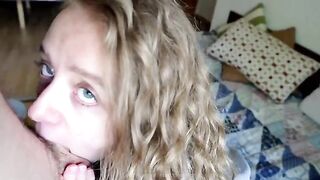 What makes you shake? A hot girl shows her wet pussy in action