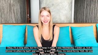 A girl is cheating on her husband during a psychotherapy session with Californiababe