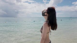 Short collection series - VLOG - Islander 2 Preview, outdoor romantic sex with petite Chinese model