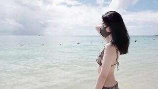 Short collection series - VLOG - Islander 2 Preview, outdoor romantic sex with petite Chinese model