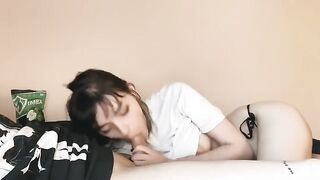 She does something incredible every morning for her lover to enjoy
