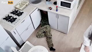 A girl is very angry with her husband for forgetting to pay the locksmith