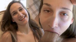 Mystica Jade turned into a whore as soon as she saw James Deen's huge dick