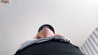 A surprise was arranged for me by a sexy girl in police attire