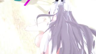 Big tits waifu Prinz Eugen gets fucked in POV