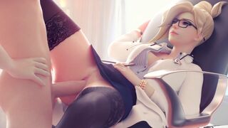 Compilation video of Overwatch Mercy's best moments in action, brought to life through SFM animation