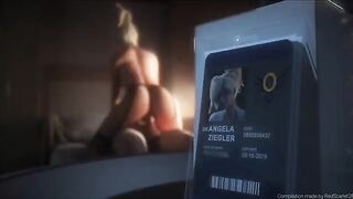Compilation video of Overwatch Mercy's best moments in action, brought to life through SFM animation
