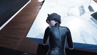 Catwoman Pov in the office is a parody with all the ingredients for success