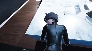 Catwoman Pov in the office is a parody with all the ingredients for success