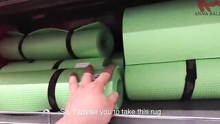 Help me choose a yoga mat on which you will later fuck me