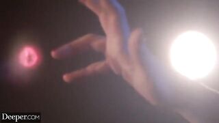 Sub Emily gets fucked hard by dominant Mistress Maitland in intense threesome