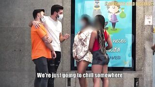 Two young Mexican beauties are about to experience the best sex of their life