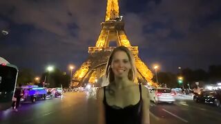 Petite teen gets slapped, choked and fucked in Paris