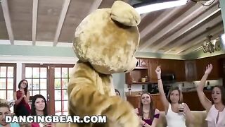 Bunch of bold bitches getting fucked by swinging Richards in HD