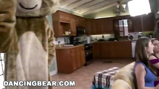 Bunch of bold bitches getting fucked by swinging Richards in HD