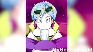 Bulma's big tits animated with Dragon Ball Super’s hottest scenes