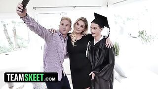 Kenzie Taylor, the busty blonde MILF, rewards her stepson with wet pussy