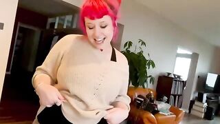 Proxy Paige cooks up a sexy pasta dish for a hot solo scene