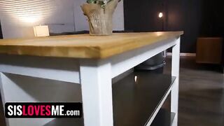 Fit stepsis Cece Capella gets her tight teen pussy railed by her stepbro in this hot vid
