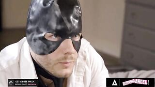 The goth girl Joanna Angel swallows the guy’s cock and gets her pussy railed hard