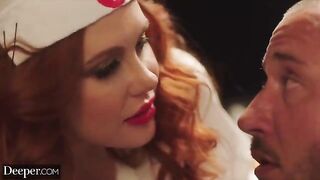 Maitland Ward reads a patient's chart and prepares for the next step