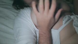 My chubby wife and me fucking at night, I love her ass