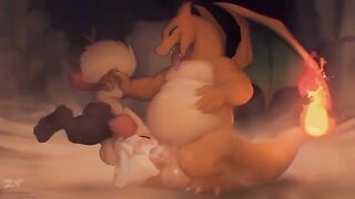 Hentai Pokémon sex with Fire-type and cartoonish characters