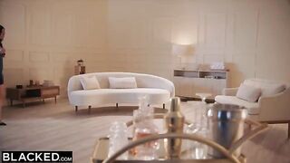Petite hottie Xxlayna in interracial action with a huge black cock